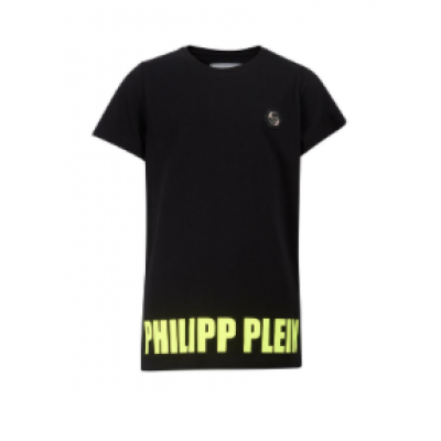Philipp Plein T-shirt round neck black/yellow Philipp Plein T-shirt round neck black/yellow